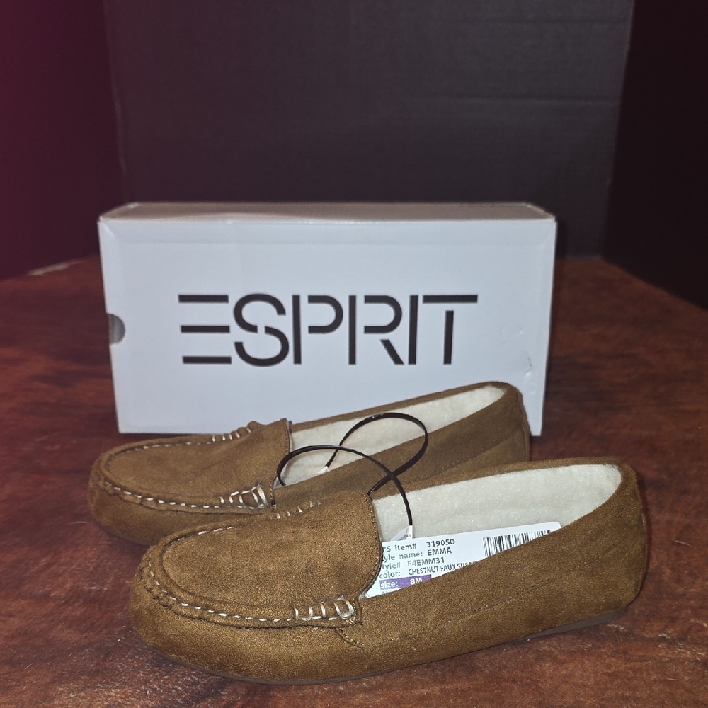 Esprit Men's Tan Suede Loafers